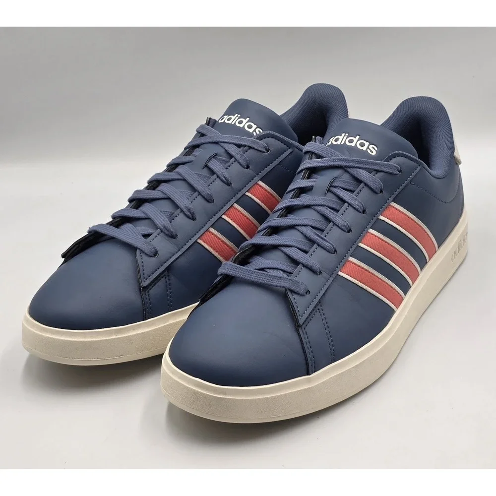 Adidas Grand Court 2.0‎ Men's 11.5 Blue Casual Lifestyle Sneakers Court Shoe